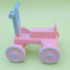 6a8cad2c-267b-40e8-a9e2-52814e7a66ec Retro style bike toy for dolls of 6" 10" 12" scale dolls 1/6, 1/8 Printed 3D