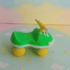 7363cf76-0173-4595-a8fa-46d91729ed26 Toy for dolls 3d Printed retro style shoe car toy for dolls of 6" 10" 12" BJD, Blythe 1/6, 1/8 scale doll