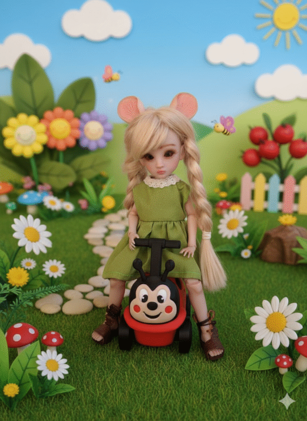 8aaa304b-92dd-46ca-8a5e-e1b48d413925 Ladybug toy for dolls of 6" 10" 12" Blythe, bjd 1/6, 1/8 scale 3d Printed