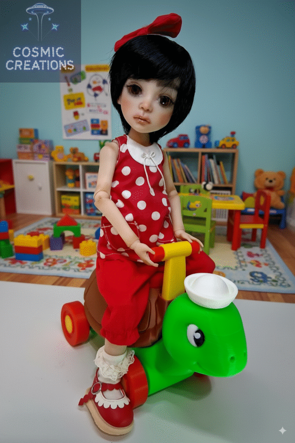 Turtle toy for dolls of 6" 10" 12" Blythe, bjd 1/6, 1/8 scale 3d Printed