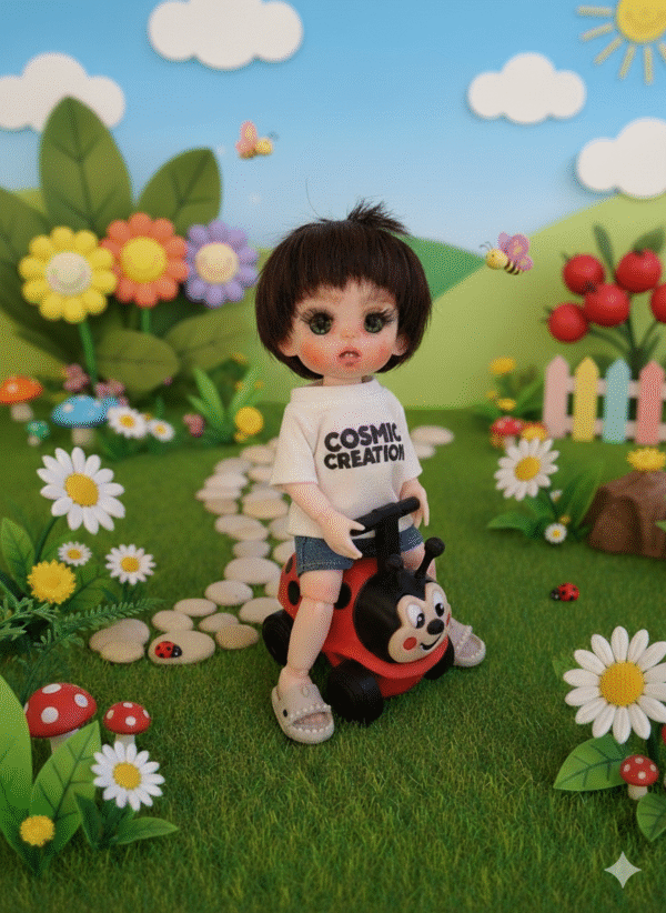 b02091c4-89d1-43cc-8ddf-9de736661e74 Ladybug toy for dolls of 6" 10" 12" Blythe, bjd 1/6, 1/8 scale 3d Printed