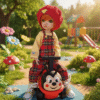 b1d1a839-0665-4240-9feb-568035dcab31 Ladybug toy for dolls of 6" 10" 12" Blythe, bjd 1/6, 1/8 scale 3d Printed