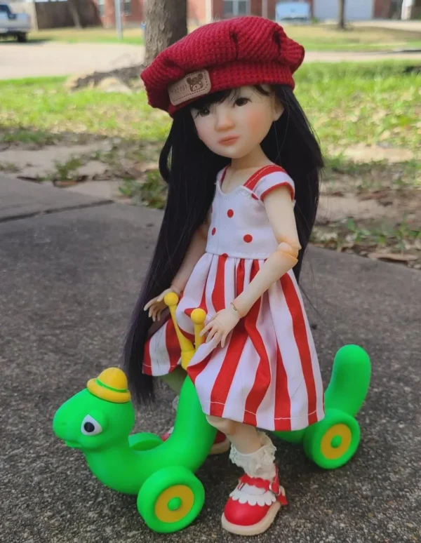 il_1140xN.7258147635_otzr caterpillar toy for dolls of 6" 10" 12" Blythe, bjd 1/6, 1/8 scale 3d Printed