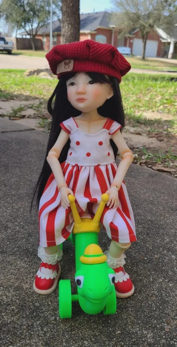 il_1140xN.7258147639_41wq caterpillar toy for dolls of 6" 10" 12" Blythe, bjd 1/6, 1/8 scale 3d Printed