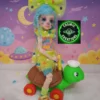 Turtle toy for dolls of 6" 10" 12" Blythe, bjd 1/6, 1/8 scale 3d Printed